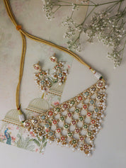 Enchanted Multicolour Jadau Necklace Set