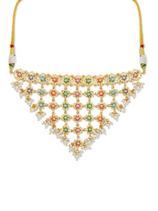 Enchanted Multicolour Jadau Necklace Set