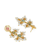 Enchanted Multicolour Jadau Necklace Set