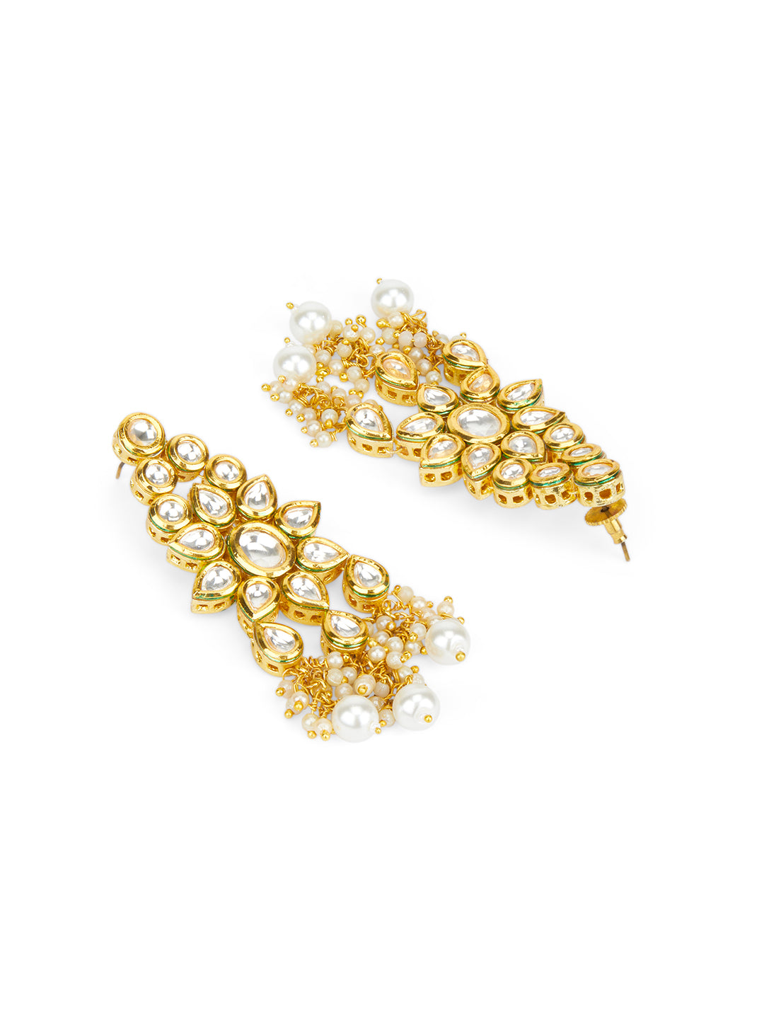 Kundan Grandeur Necklace Set With Maang Tikka
