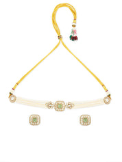 Victorian Jade Choker Necklace Set