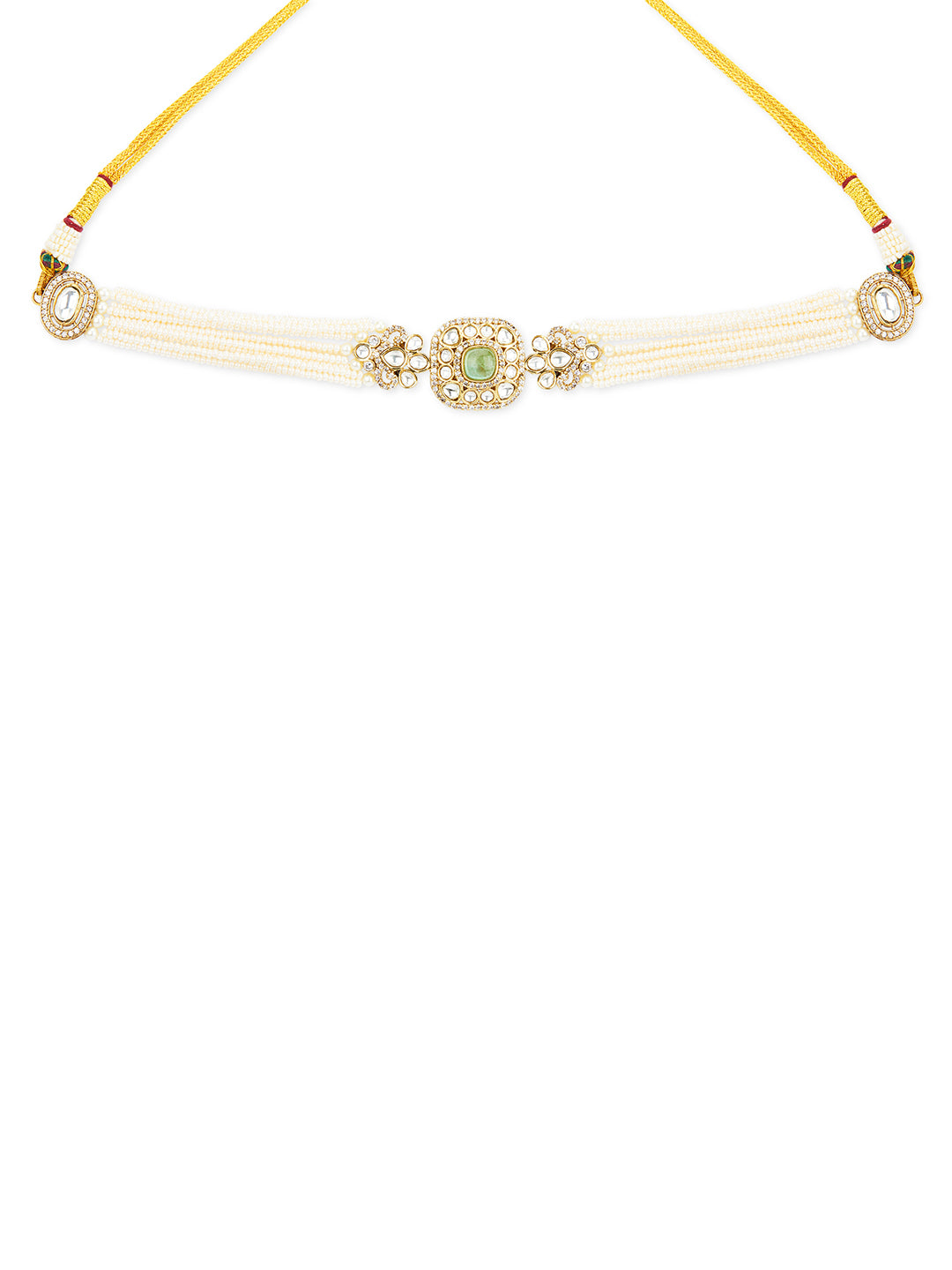 Victorian Jade Choker Necklace Set