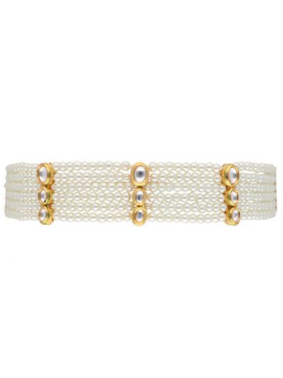 The Zoya Strings of pearls Tushi Choker Necklace 