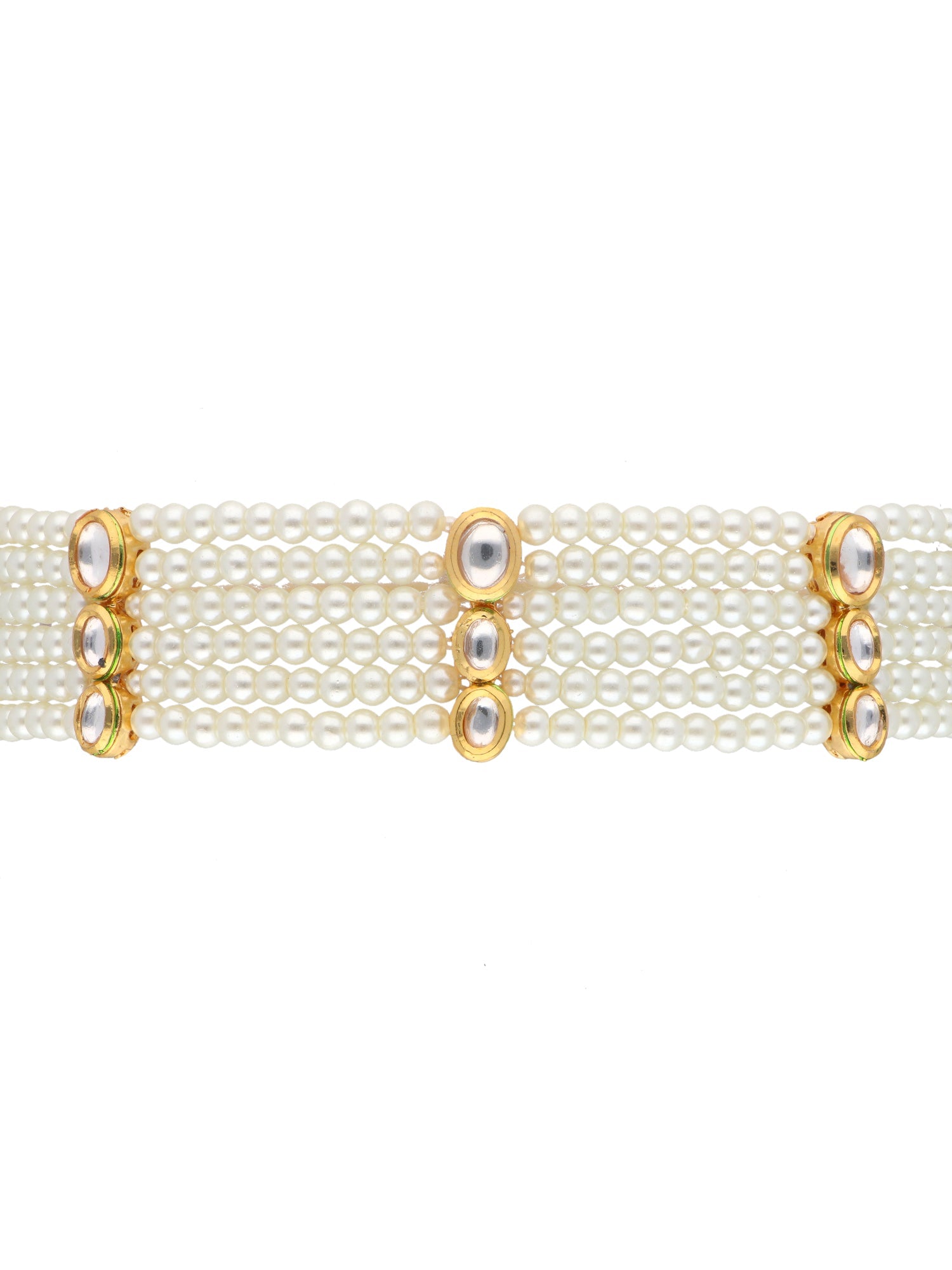 The Zoya Strings of pearls Tushi Choker Necklace 
