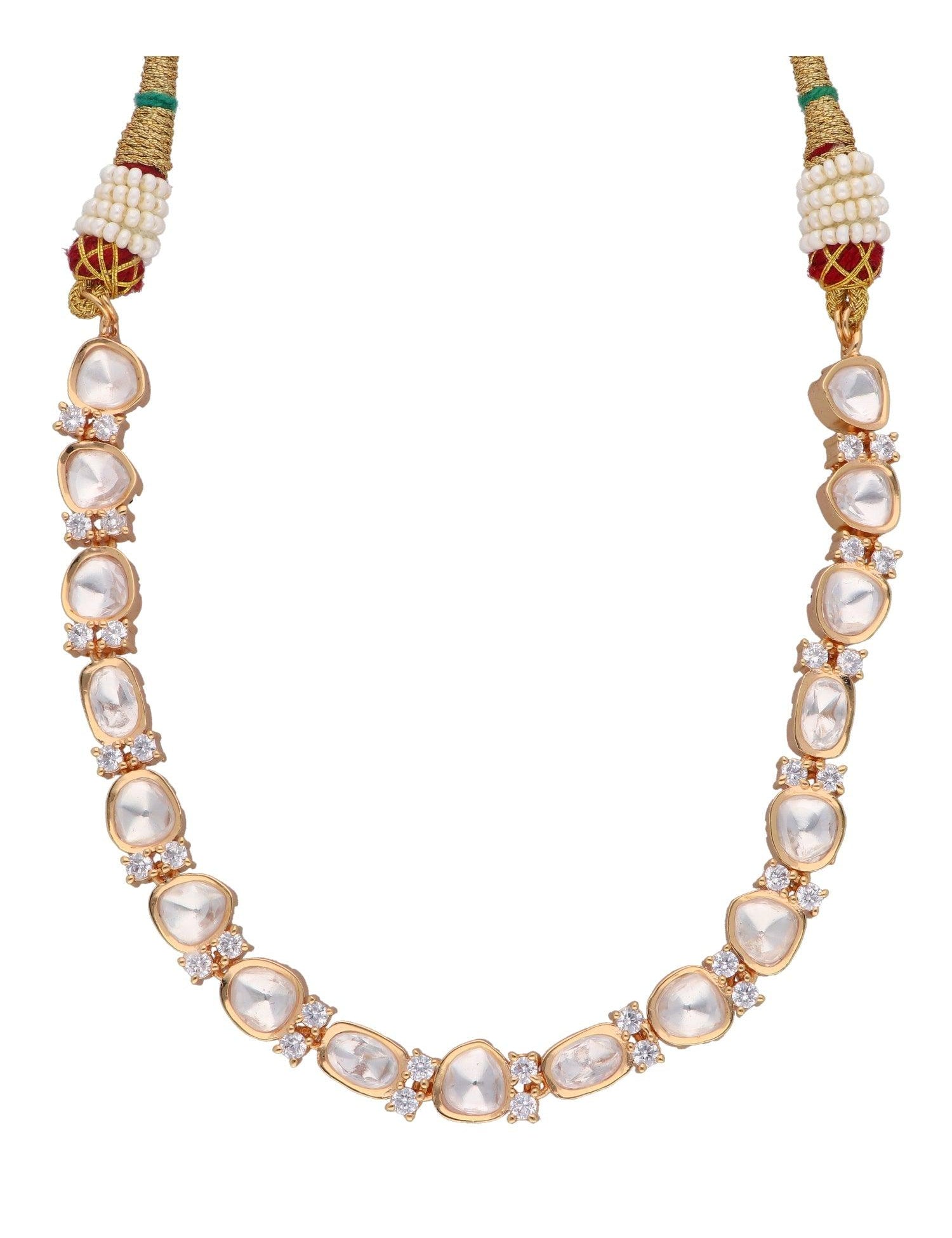 Kundan String Necklace Set