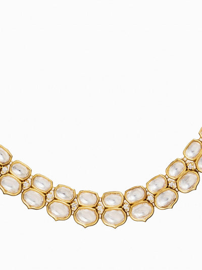 Regal Dual-Strand Kundan Bridal Necklace 