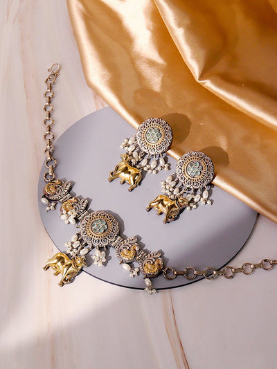  The Gypsy Taurus Tassel Necklace Set