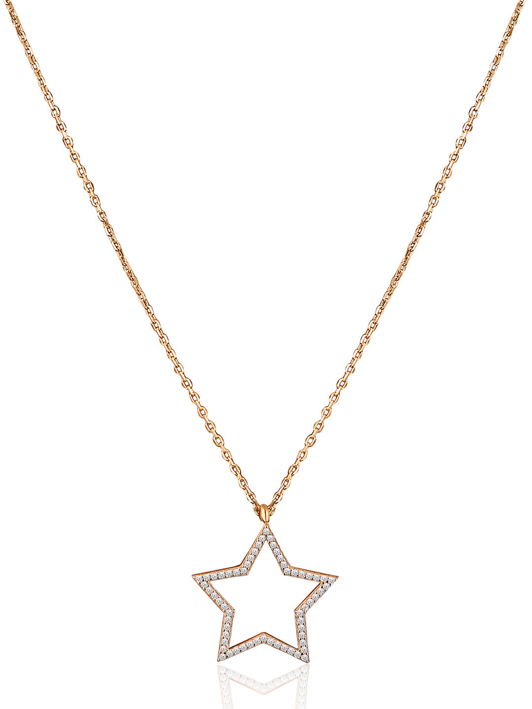 Tiny Star 14k White Gold Pendant Necklace in White Diamond | Kendra Scott
