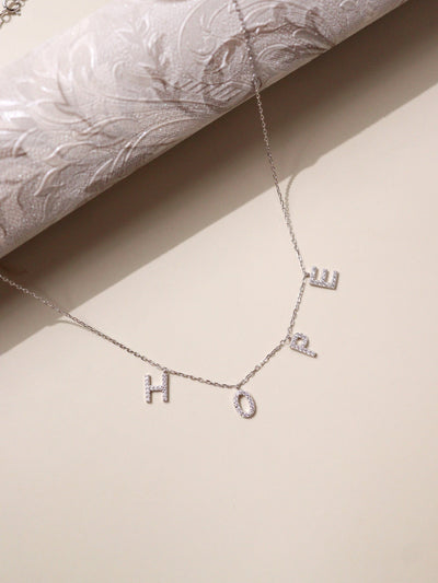  Pure Silver Hope Necklace