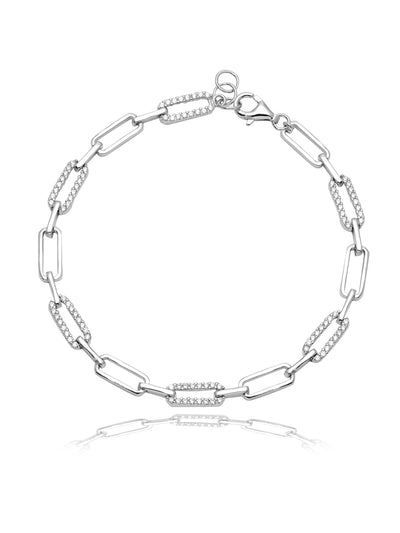 Silver Forever Linked Bracelet 