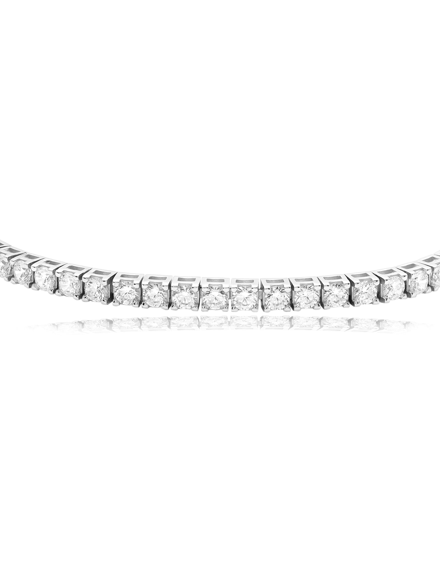 Radiant Luxury Zircon Studded Tennis Bracelet 