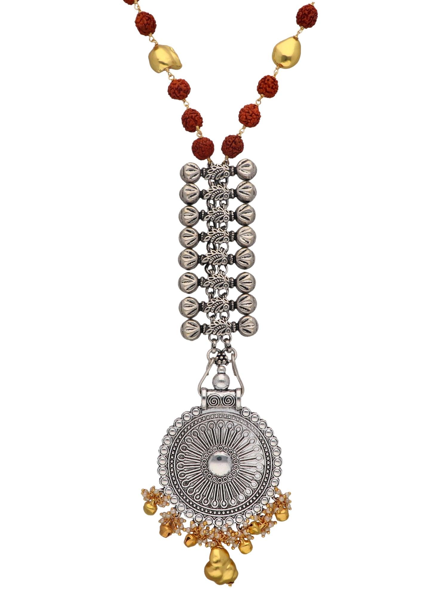 The Gypsy Rudraksha Long Necklace 