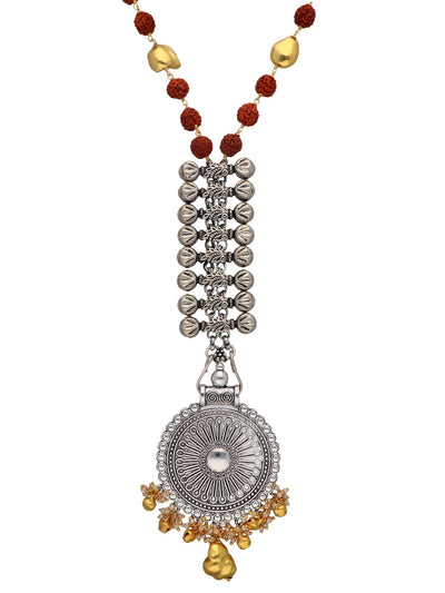 The Gypsy Rudraksha Long Necklace 