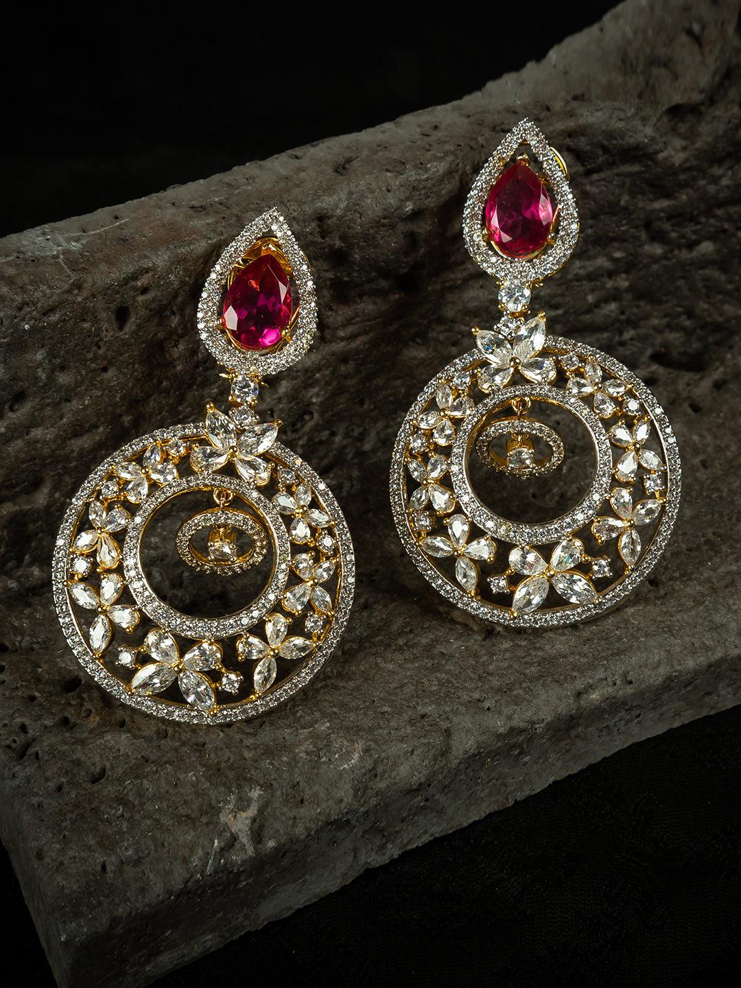 Bling In The Middle Earrings - Curio Cottage 