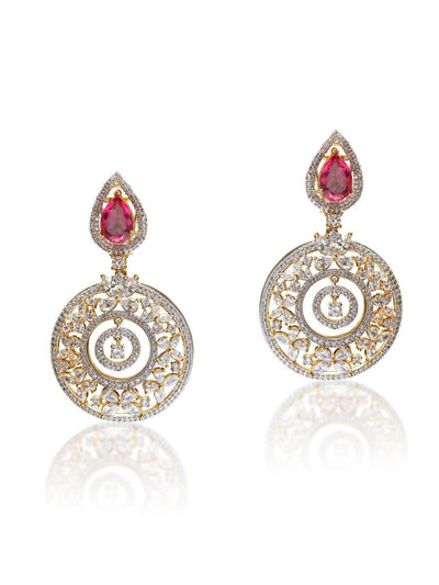 Bling In The Middle Earrings - Curio Cottage 