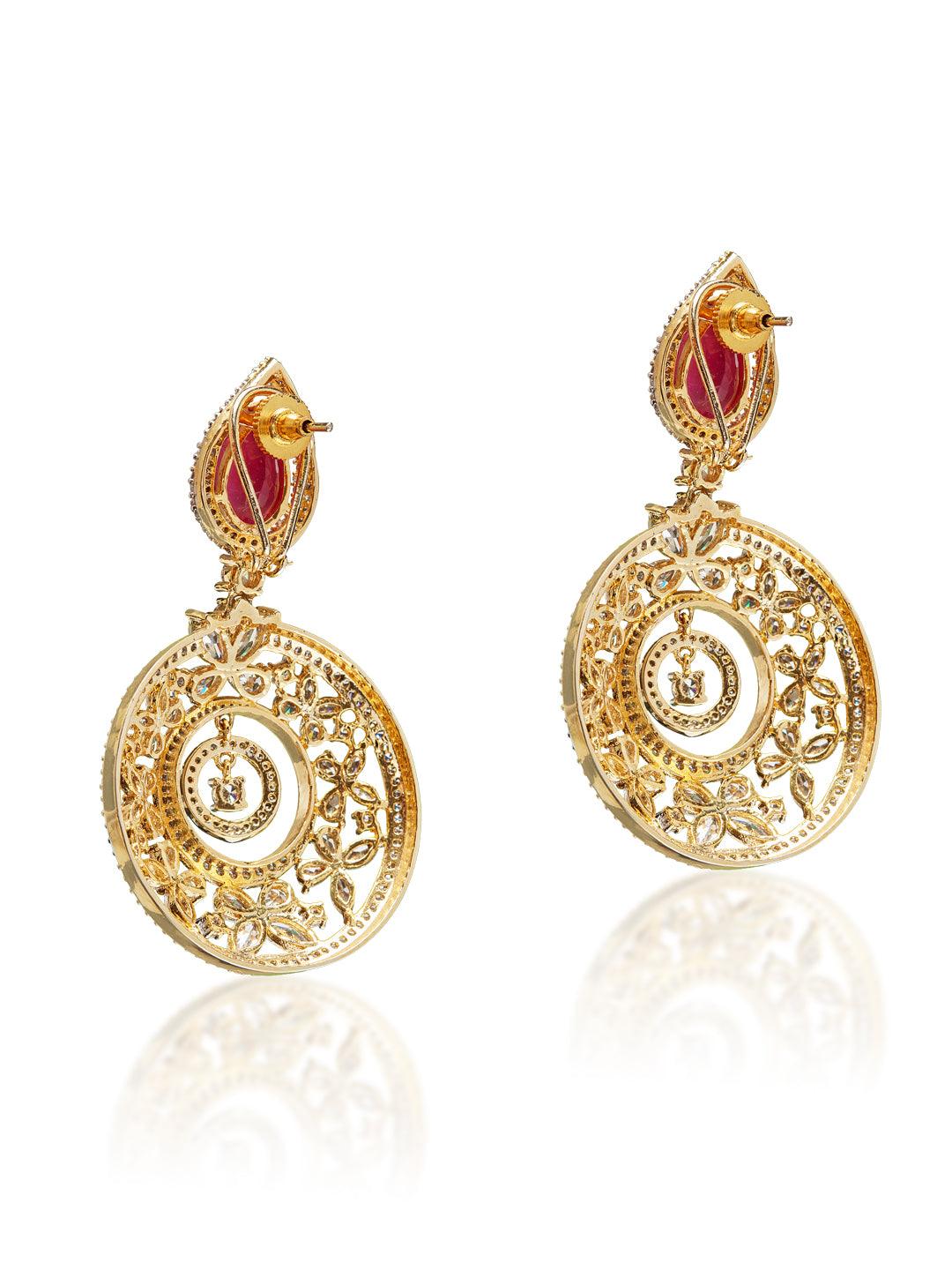 Bling In The Middle Earrings - Curio Cottage 