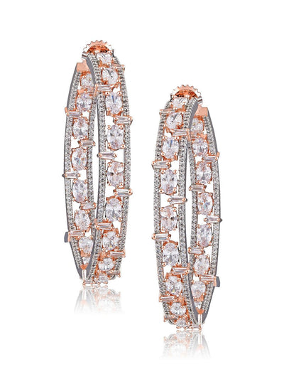 PERFECT Hoop Earrings in 18K Rose Gold Over Sterling Silver | Sonia Hou –  SONIA HOU