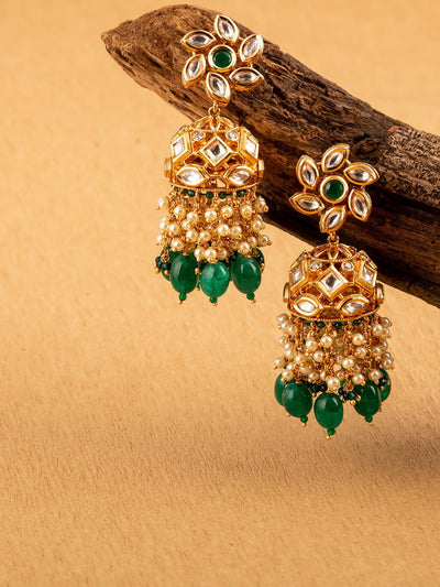 Florana Jhumki Earrings - Default Title (FEE129) 