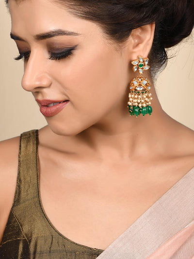 Florana Jhumki Earrings - Default Title (FEE129) 