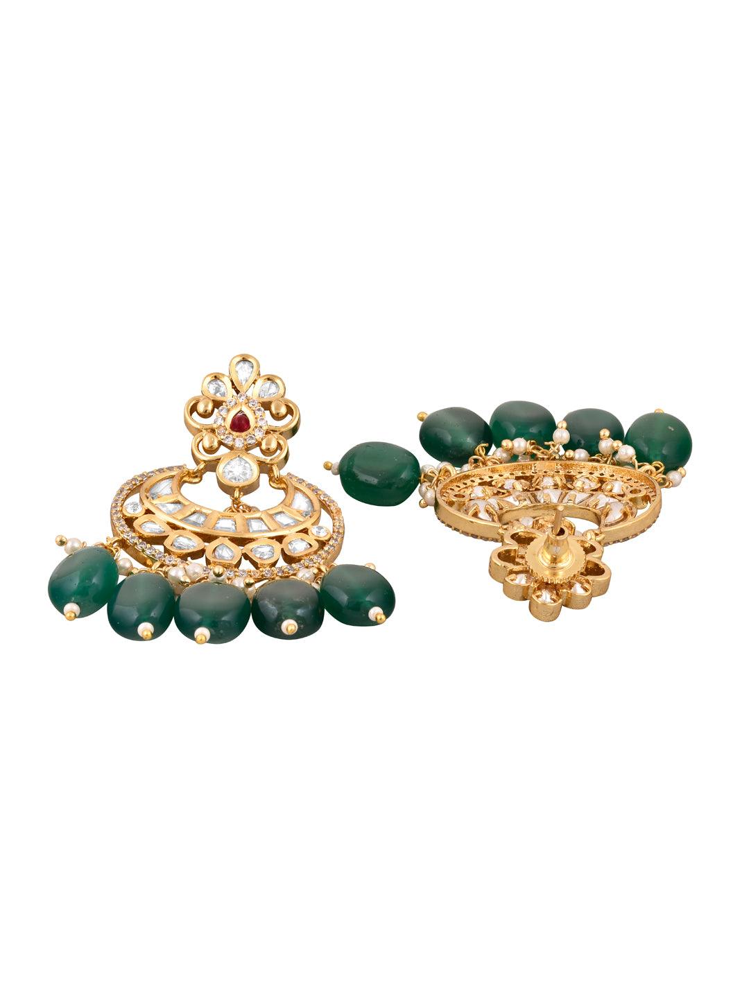 Meira Emerald Green Chaandbalis - Curio Cottage 