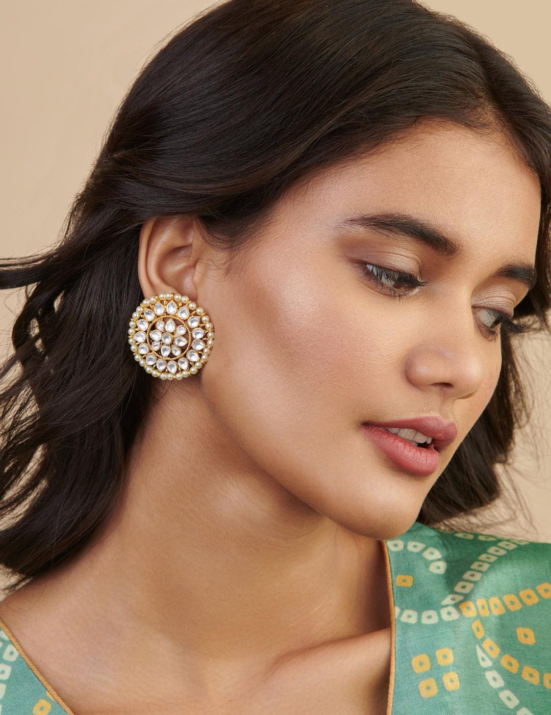 Kundan Studs