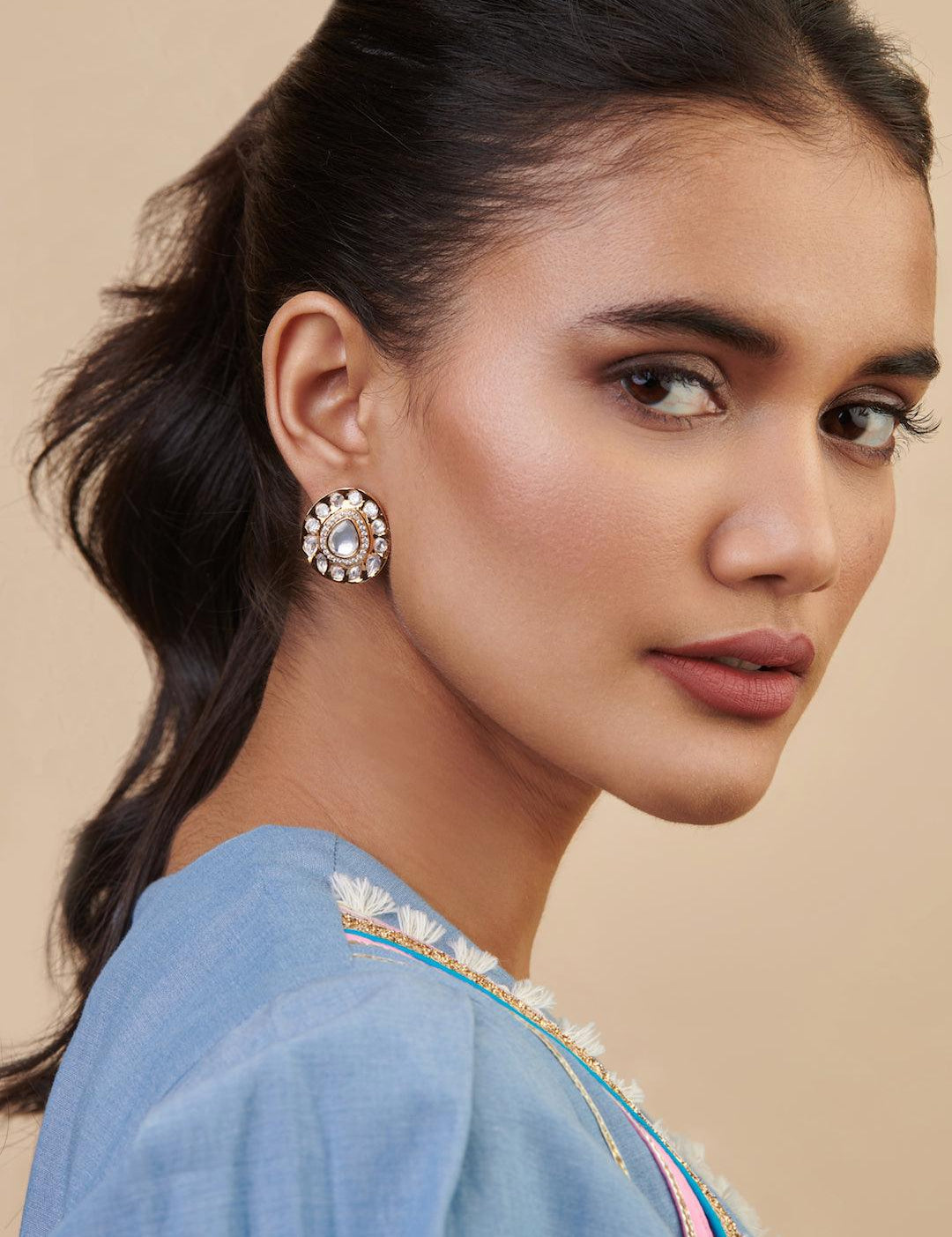 Kundan Studs