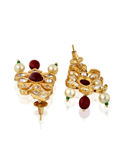 Bejeweled Navratan Necklace Set - Default Title (FNS08) 
