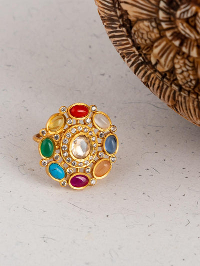 Circle Of Colours Ring - Onesize (FRE28) Circle Of Colours Ring