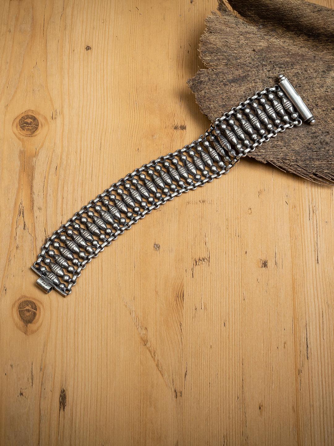 Silver Mesh Bracelet - Curio Cottage 