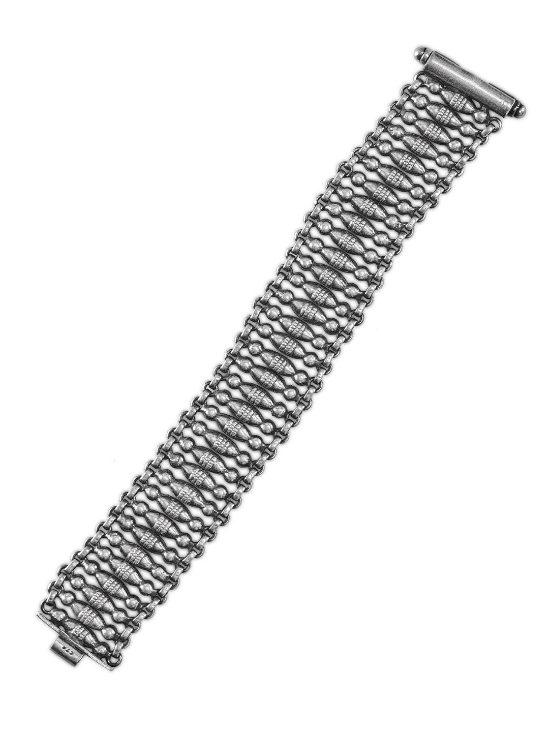 Silver Mesh Bracelet - Curio Cottage 
