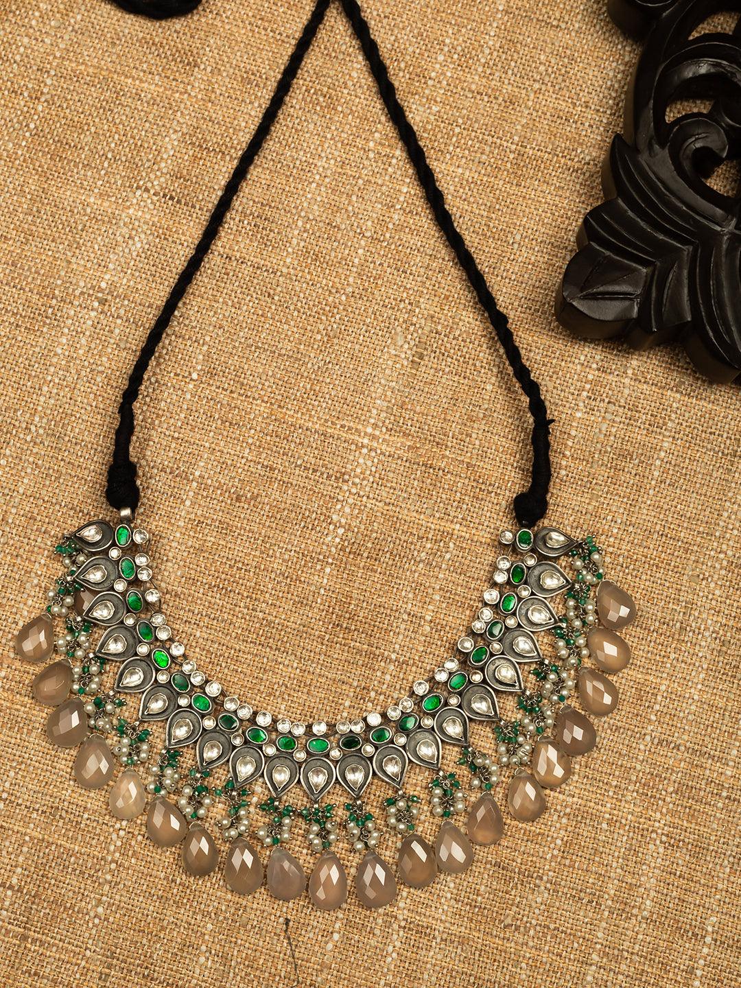 The Ageate Dribble Necklace - Curio Cottage 