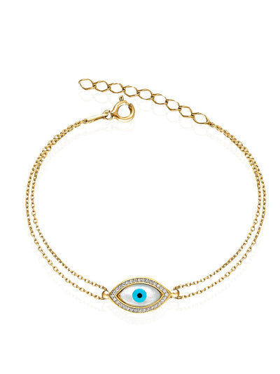 Buy Tribal Gold Plated Evil Eye Bracelet for Women Online in India