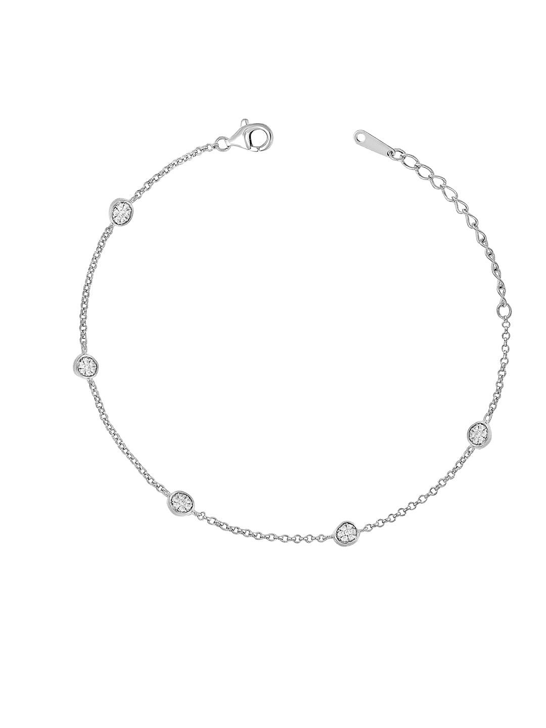 Pure Silver Ray Of Gleam Bracelet - Curio Cottage 