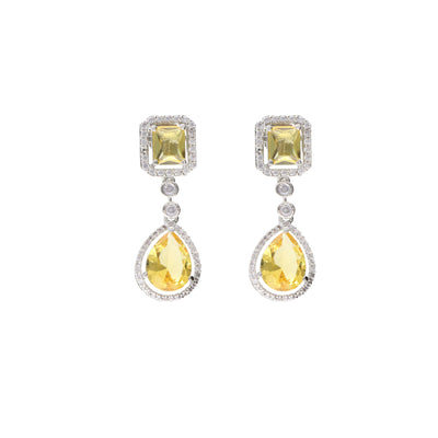 Golden Drop of Luxury Gem Earrings – WICKED WONDERS
