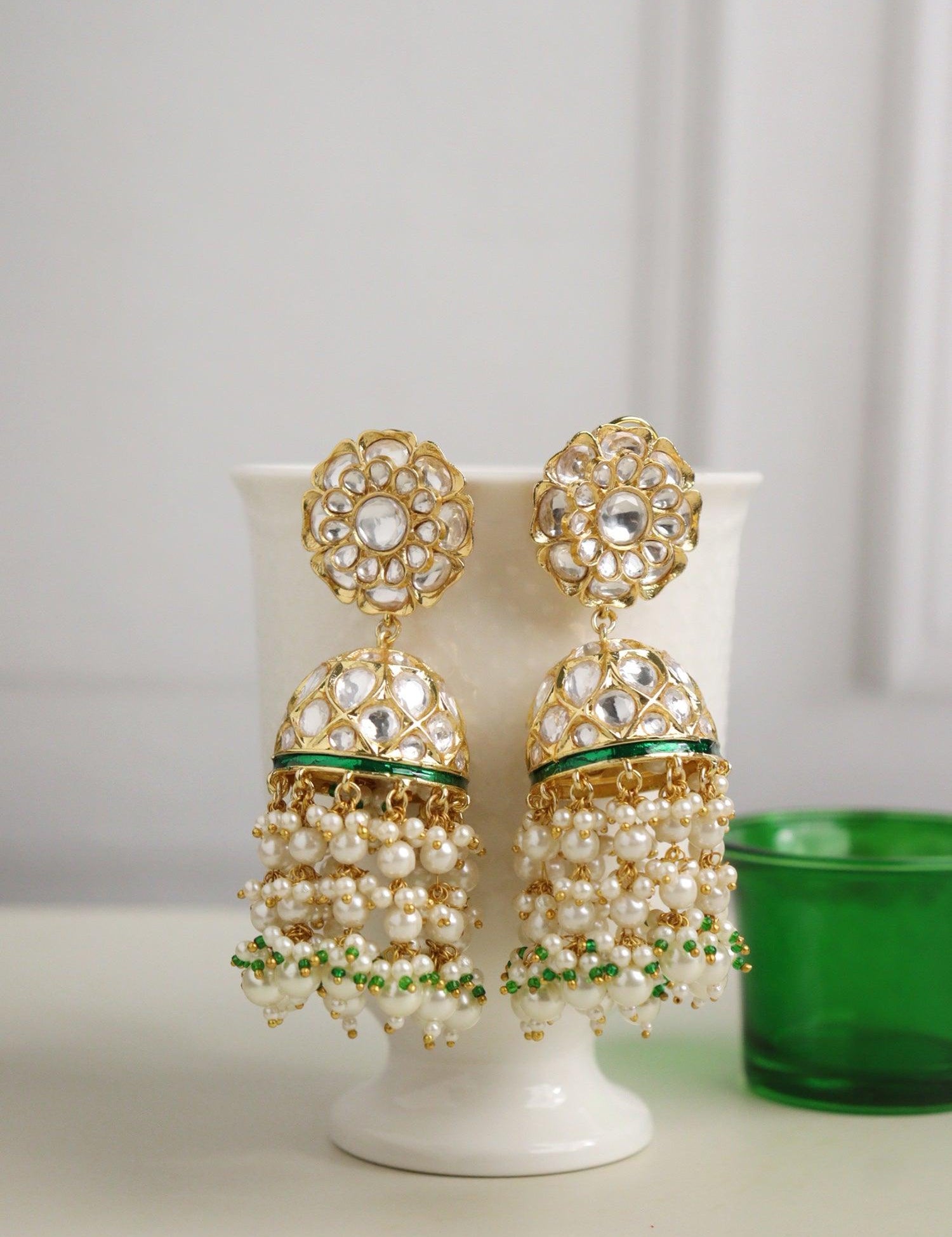 Chakra Jhumki Earrings