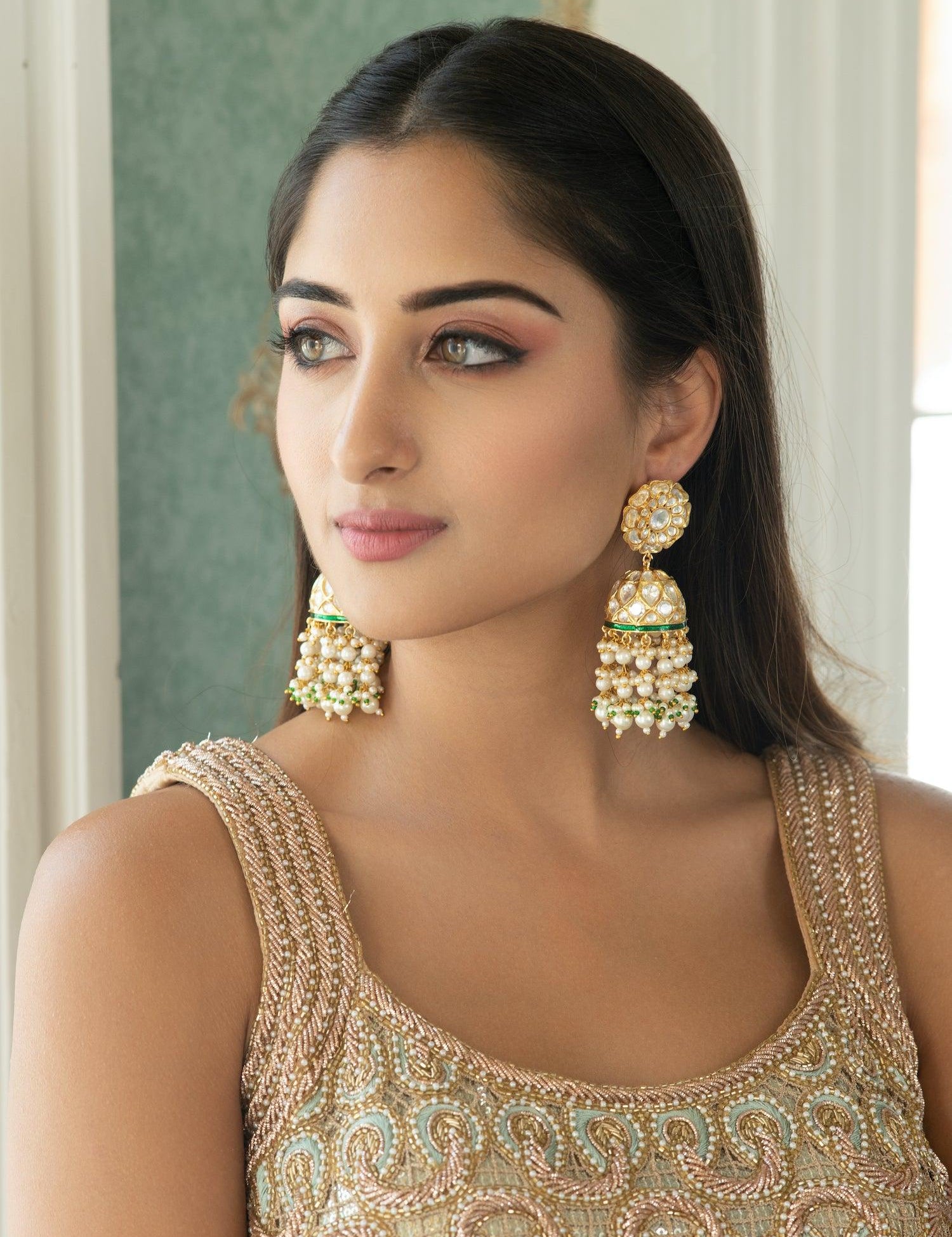 Chakra Jhumki Earrings