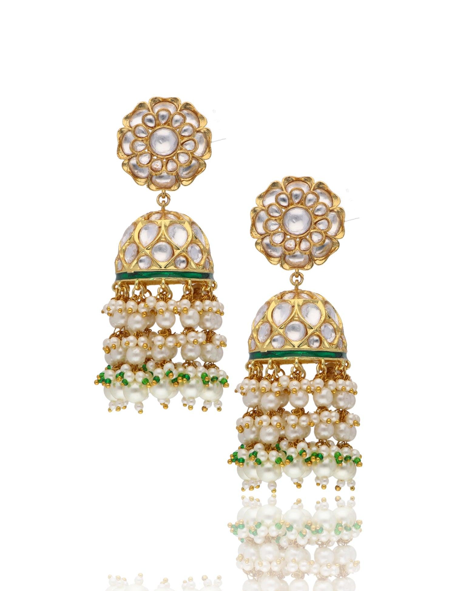 Chakra Jhumki Earrings