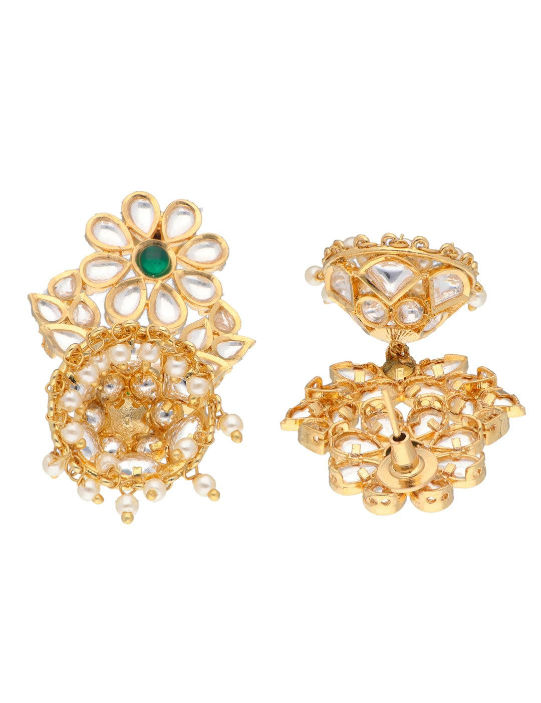 Kundan Jhumki Earrings