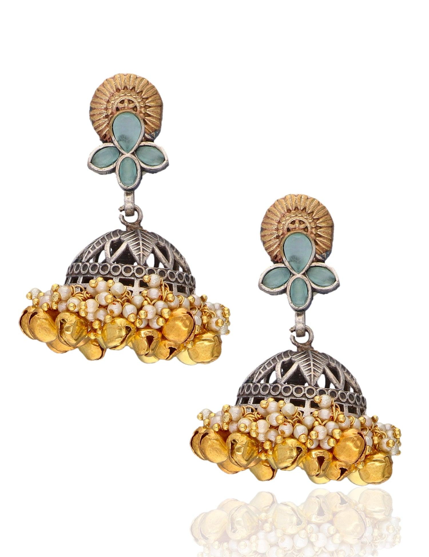 Ghungroo and Jhumki Earrings