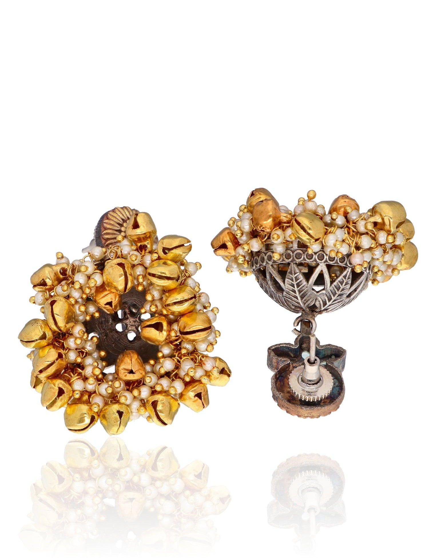 Ghungroo and Jhumki Earrings