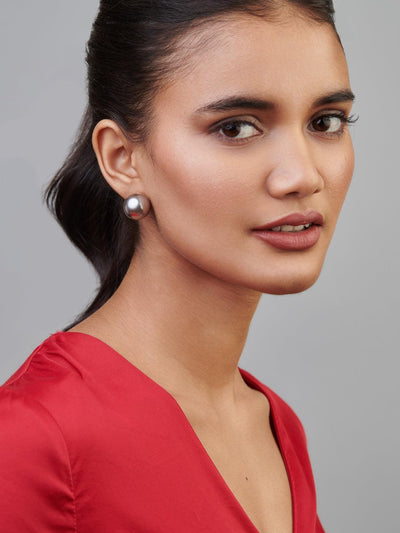10.2mm Big Tahitian Gray Pearl Earrings High Luster - Etsy | Grey pearl  earrings, Pearl earrings, Pearl grey
